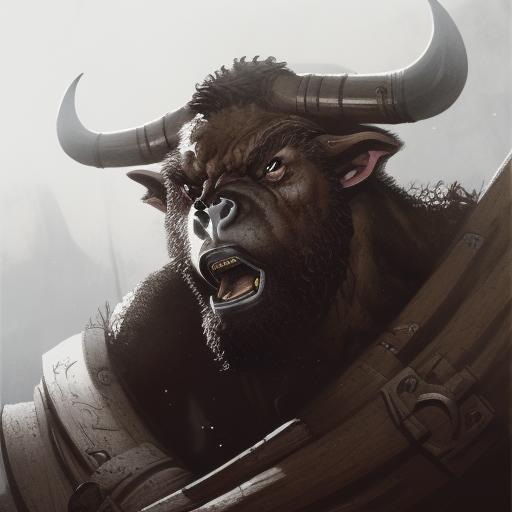 00009-381112381-Close-up Portrait of Minotaur_Person, Fantasy, Frostpunk, Viking, Volumetric lighting, concept art, brush stroke style, artstati.png